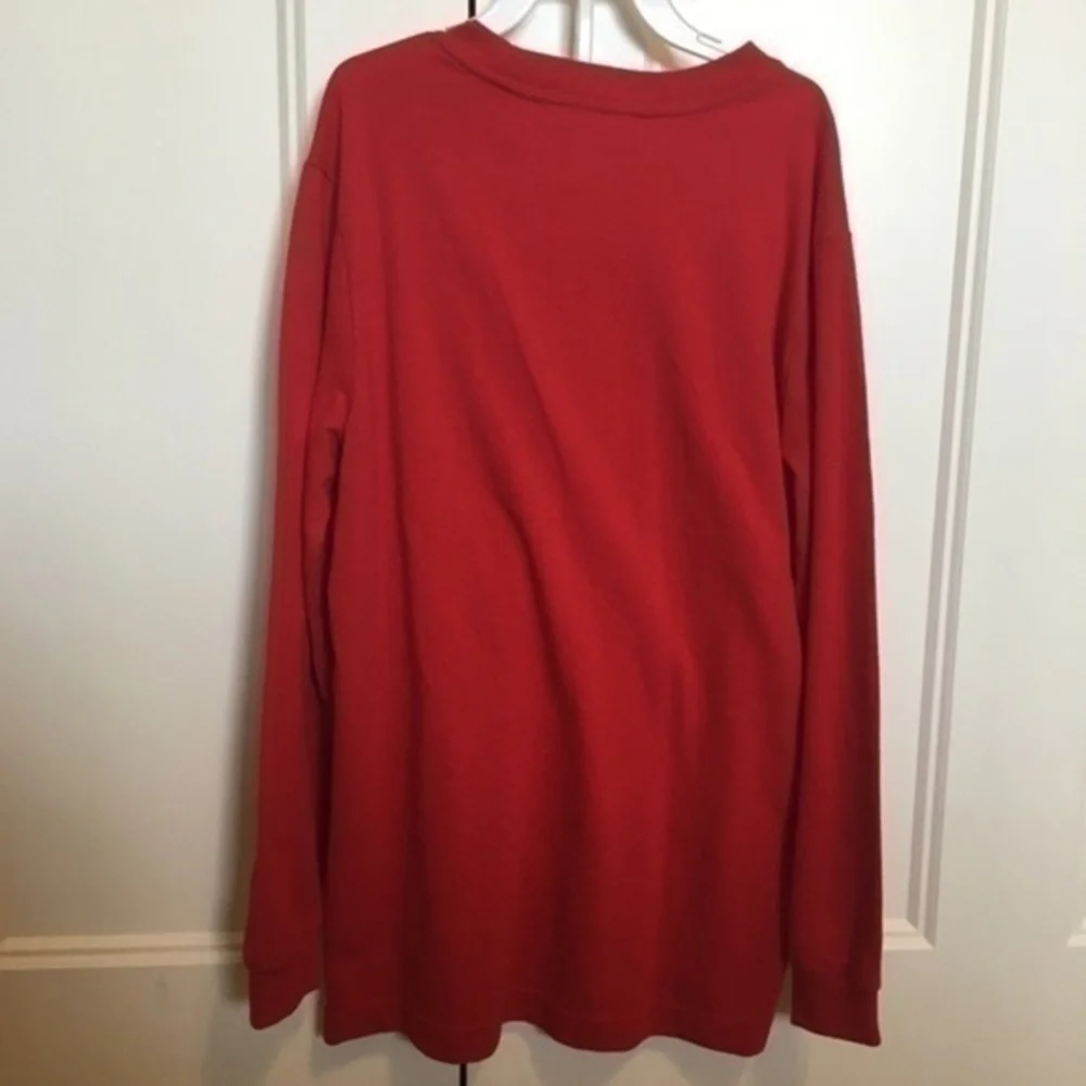Boys size large 10/12 red Old Navy long sleeved T shirt NWOT